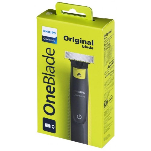 Barbermaskine – Philips OneBlade QP2724/10, våd/tør, grå/lime