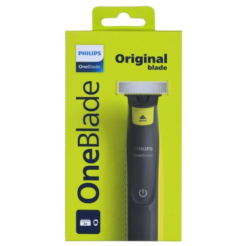 Barbermaskine – Philips OneBlade QP2724/10, våd/tør, grå/lime