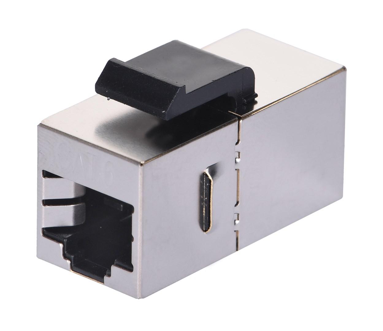Netværksadapter RJ45 samlemuffe - Alantec WTM20, grå billede
