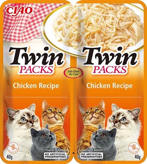 Kattesnacks INABA Twin Packs – Chicken, 2 x 40 g