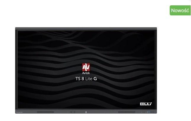 Interaktiv touchskærm 65" AVTEK TS 8 Lite G billede
