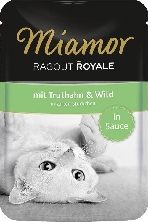 Vådfoder til kat – Miamor Ragout Royale i sauce, kalkun & vildt, 100 g