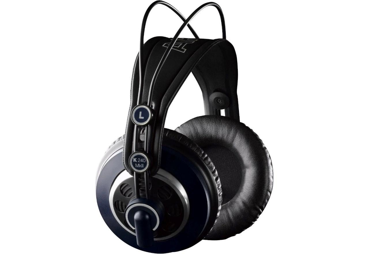 Høretelefoner over-ear AKG K240 MKII – semi‑åbne studiemonitorer