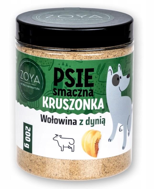 Hundegodbid – ZOYA oksekød med græskar crumble, 200 g