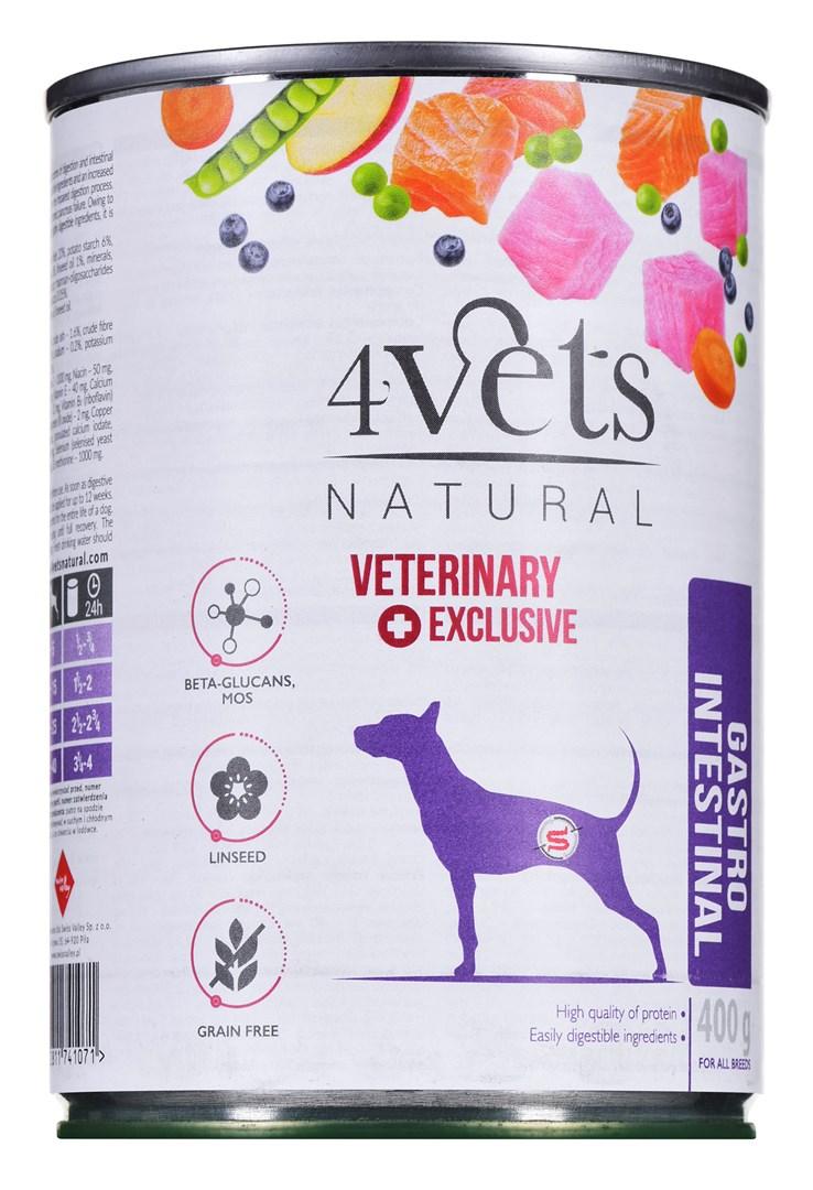 Hundefoder vådfoder 4vets Natural Gastro Intestinal – 400 g