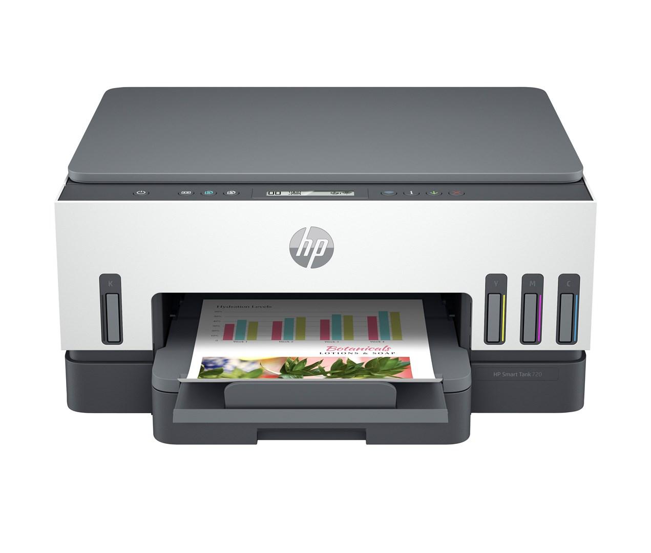 Inkjet printer HP Smart Tank 720 all-in-one A4, 4800 × 1200 dpi, 15 s/min, Wi‑Fi