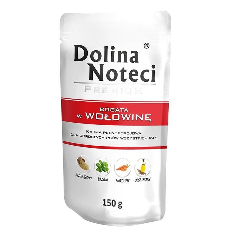 Hundefoder vådfoder med oksekød – Dolina Noteci Premium 150 g