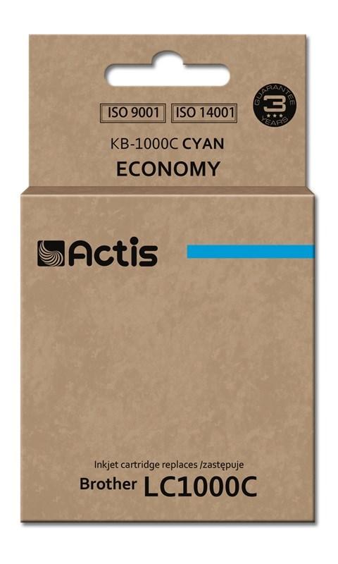 Blækpatron til Brother - Actis KB-1000C, cyan, standard, 36 ml billede