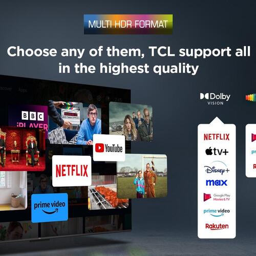 4K Smart TV TCL V6C 43" (43V6C) – Google TV, Dolby Vision, 60 Hz