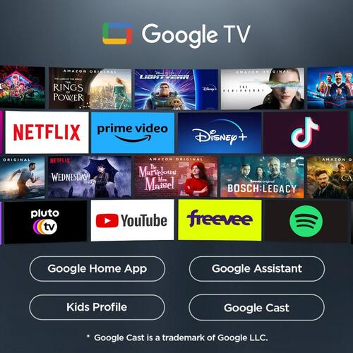 4K Smart TV TCL V6C 43" (43V6C) – Google TV, Dolby Vision, 60 Hz