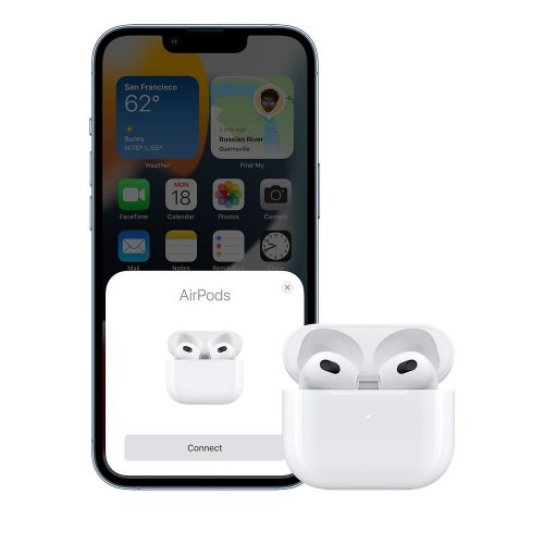 Trådløse høretelefoner Apple AirPods 3 med Lightning-opladningsetui