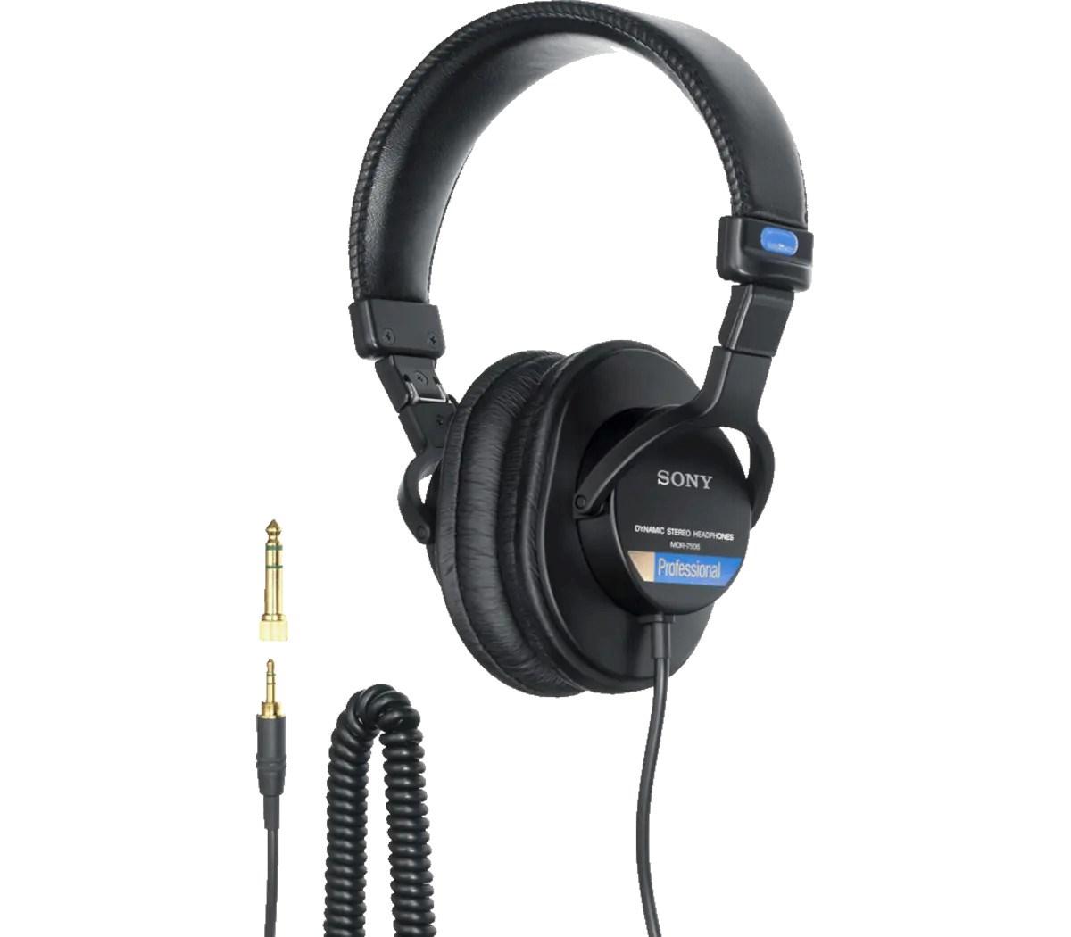 Hovedtelefoner over‑ear Sony MDR-7506 – lukkede studiehovedtelefoner, sort