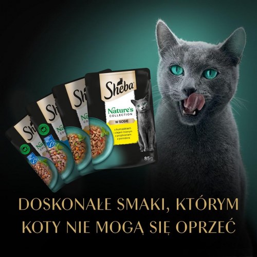 Vådfoder til voksne katte Sheba Nature's Collection Mix - 40 x 85 g