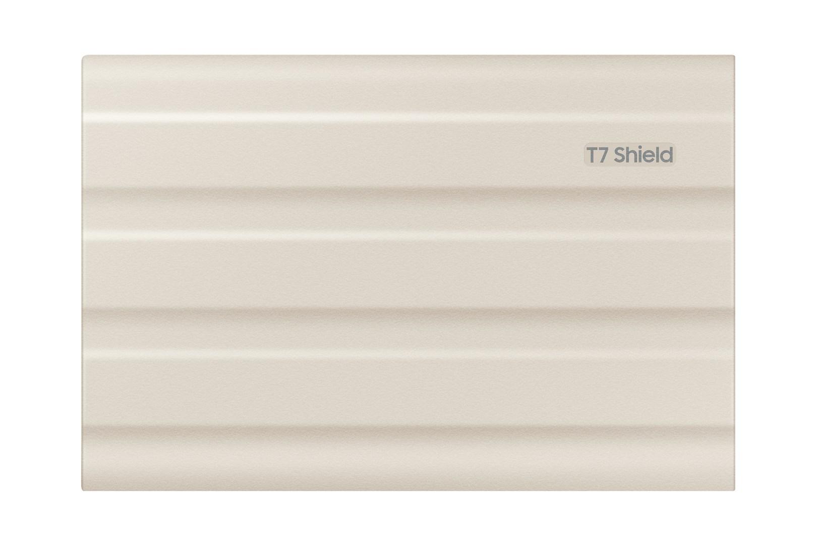 Ekstern SSD Samsung T7 Shield 2 TB – Beige, USB-C