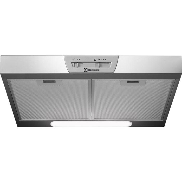 Electrolux LFU216X - Hætte - standard - bredde: 59.8 cm - dybde: 51 cm - udtrækning og recirkulation (-) - rustfrit stål