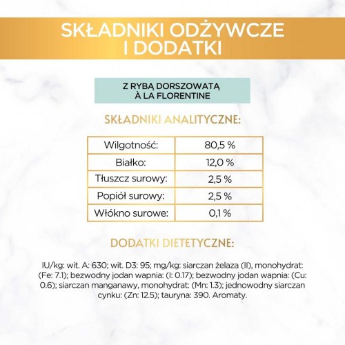 Vådfoder til kat – Purina Gourmet A la Carte, kylling, ørred, okse og fisk, 4 x 85 g