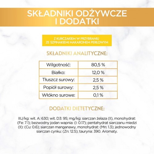 Vådfoder til kat – Purina Gourmet A la Carte, kylling, ørred, okse og fisk, 4 x 85 g