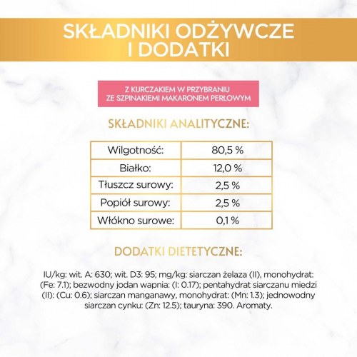 Vådfoder til kat – Purina Gourmet A la Carte, kylling, ørred, okse og fisk, 4 x 85 g
