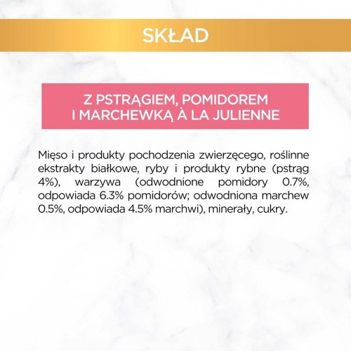 Vådfoder til kat – Purina Gourmet A la Carte, kylling, ørred, okse og fisk, 4 x 85 g