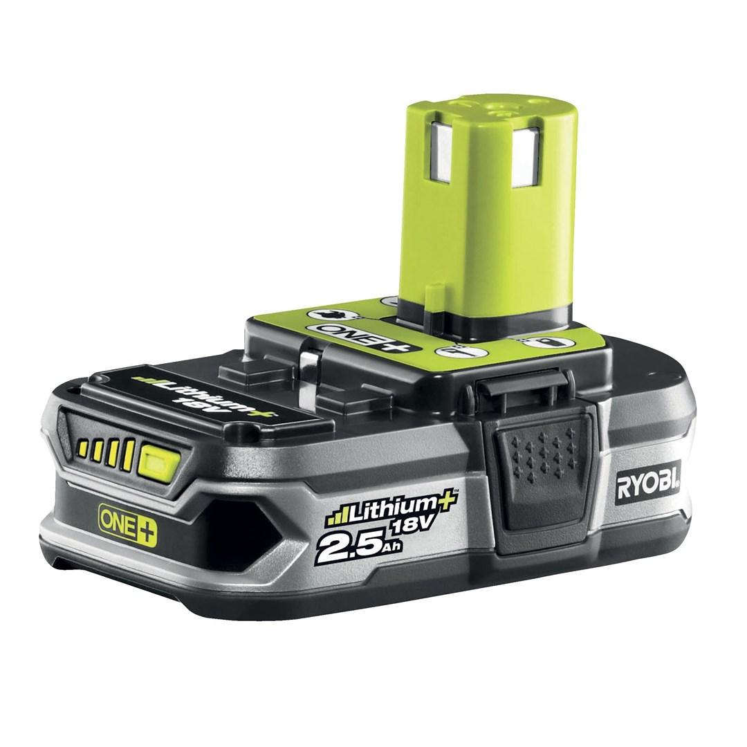 Batteri RYOBI One+ 18 V 2,5 Ah Lithium+ (RB18L25)