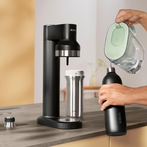 Drikkeflaske til brus - BRITA sodaTRIO (1 l, sort)