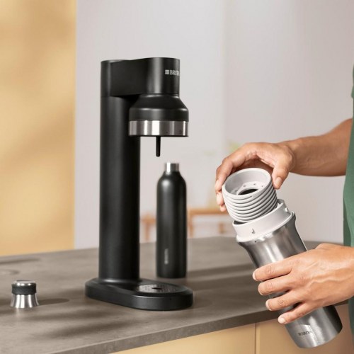 Drikkeflaske til brus - BRITA sodaTRIO (1 l, sort)