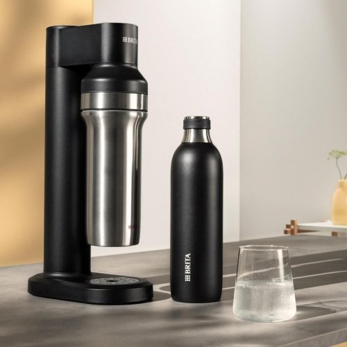 Drikkeflaske til brus - BRITA sodaTRIO (1 l, sort)
