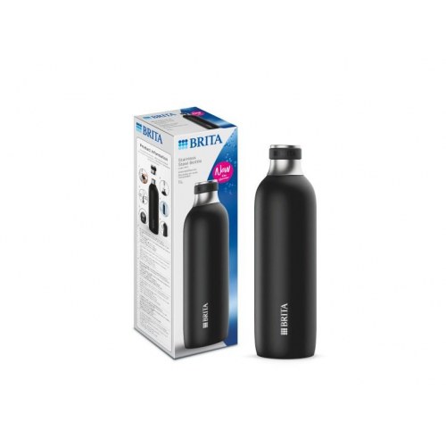 Drikkeflaske til brus - BRITA sodaTRIO (1 l, sort)