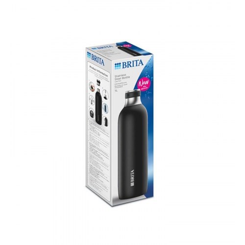 Drikkeflaske til brus - BRITA sodaTRIO (1 l, sort)