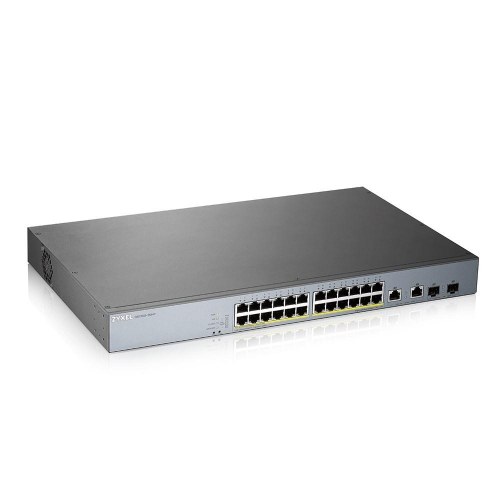 Netværksswitch Zyxel GS1350-26HP - Managed L2 Gigabit PoE, grå
