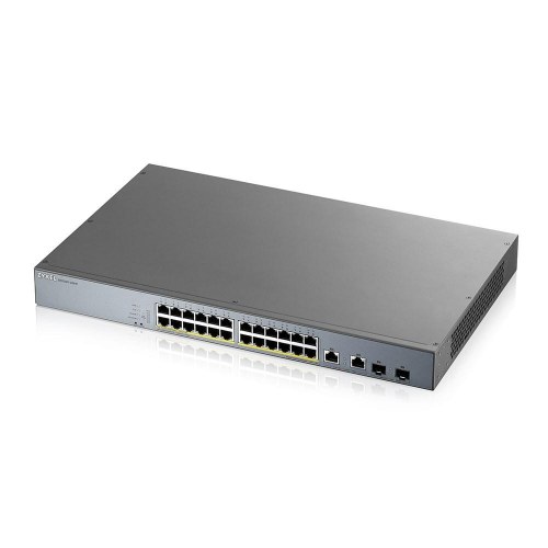 Netværksswitch Zyxel GS1350-26HP - Managed L2 Gigabit PoE, grå