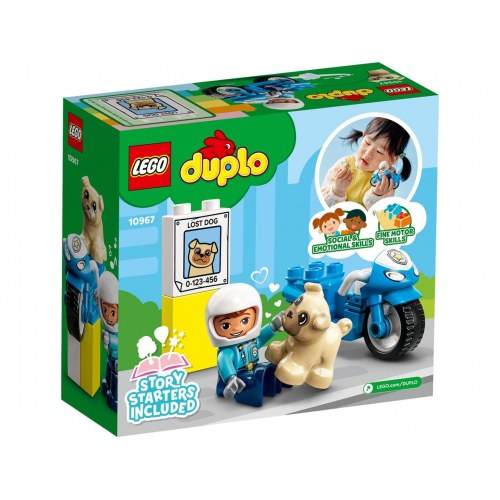 LEGO DUPLO politimotorcykel 10967 – byggesæt til børn 2+