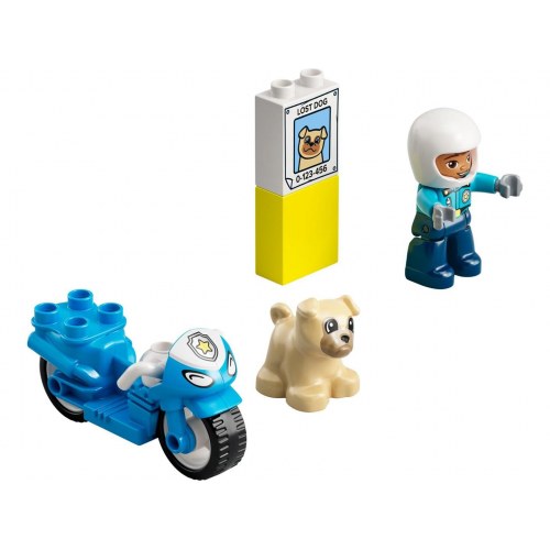 LEGO DUPLO politimotorcykel 10967 – byggesæt til børn 2+