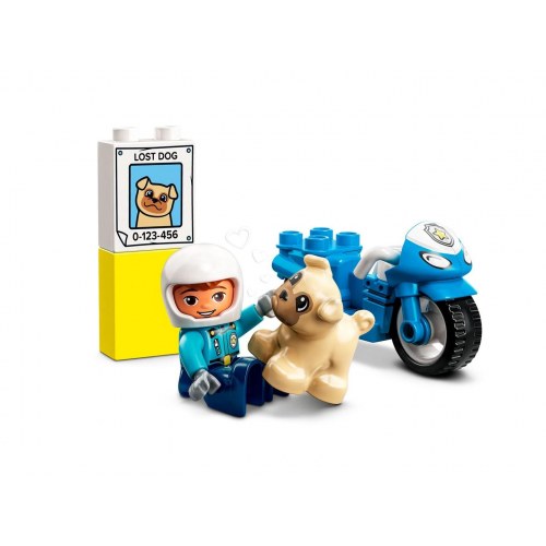 LEGO DUPLO politimotorcykel 10967 – byggesæt til børn 2+
