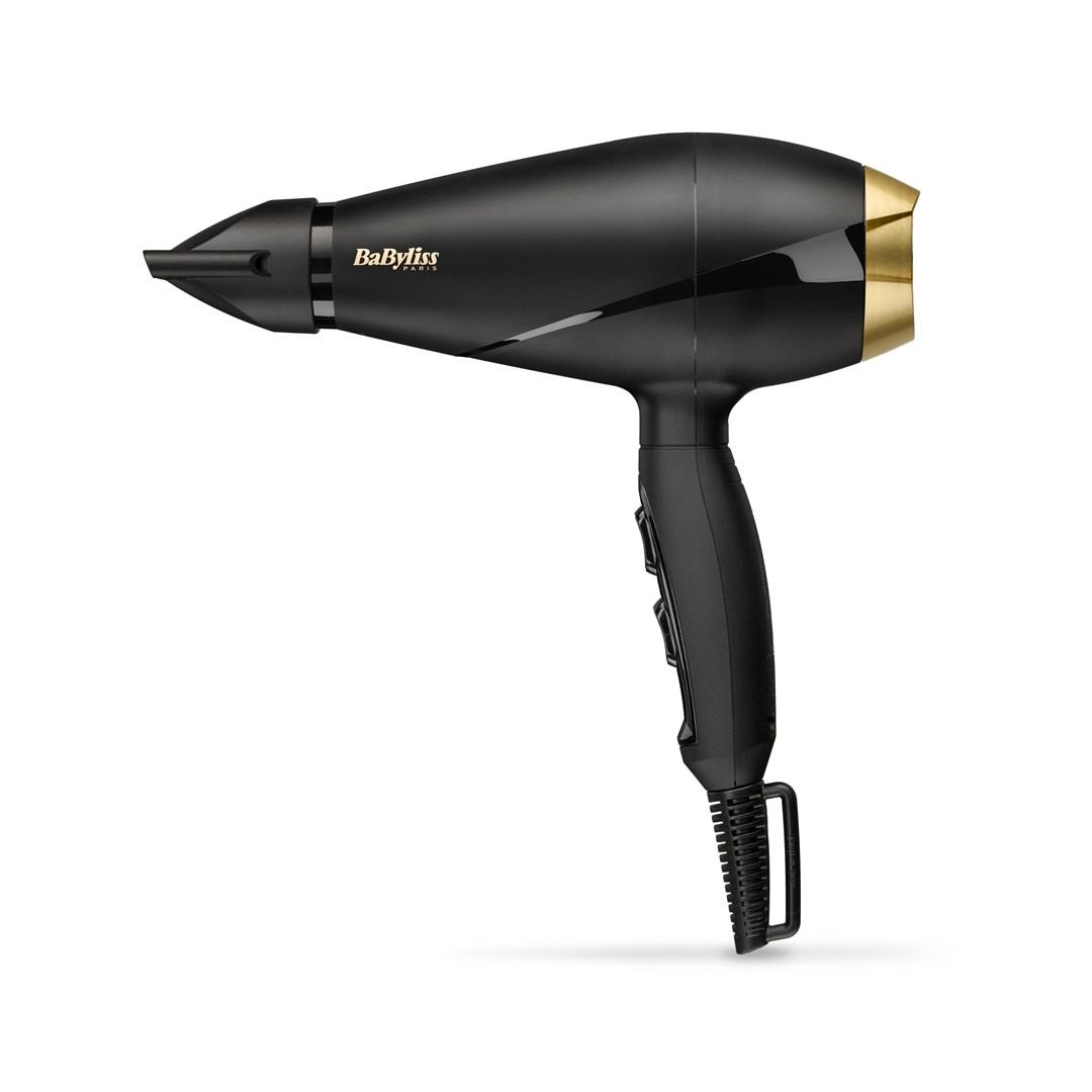 Hårtørrer BaByliss 6704E 2000 W - sort/guld billede