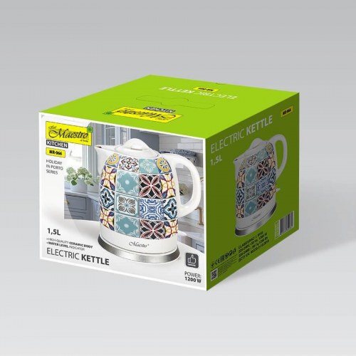 Elkedel keramik 1,5 l – Maestro MR-066 Porto