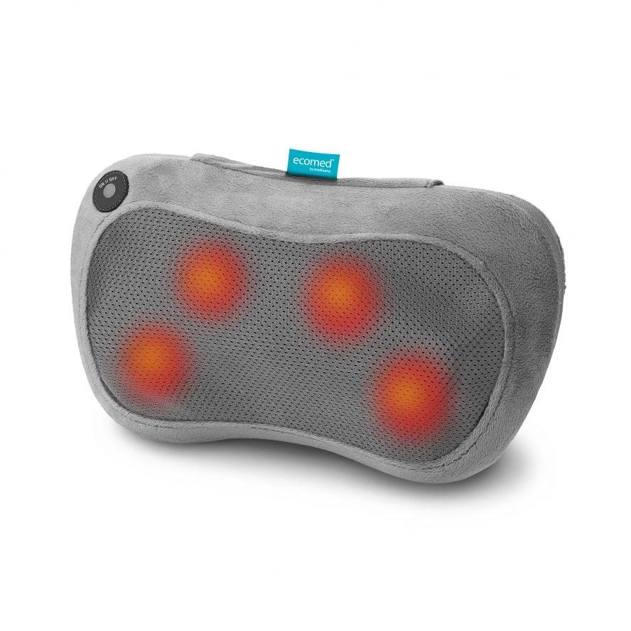 Massagepude med varme - Medisana Ecomed 23309, sort, 24 W billede