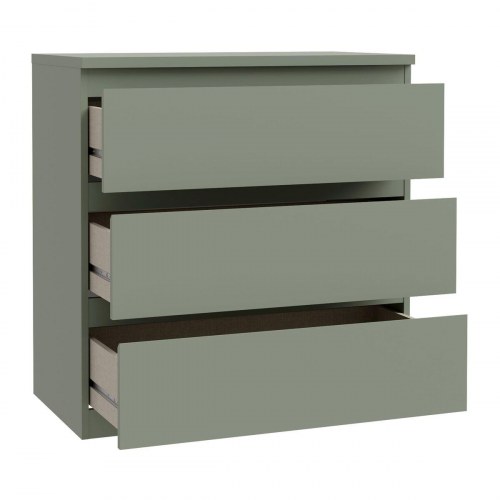 Kommode med 3 skuffer - Grøn