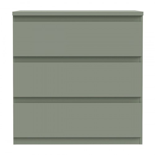 Kommode med 3 skuffer - Grøn
