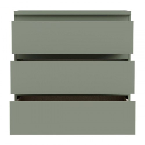 Kommode med 3 skuffer - Grøn