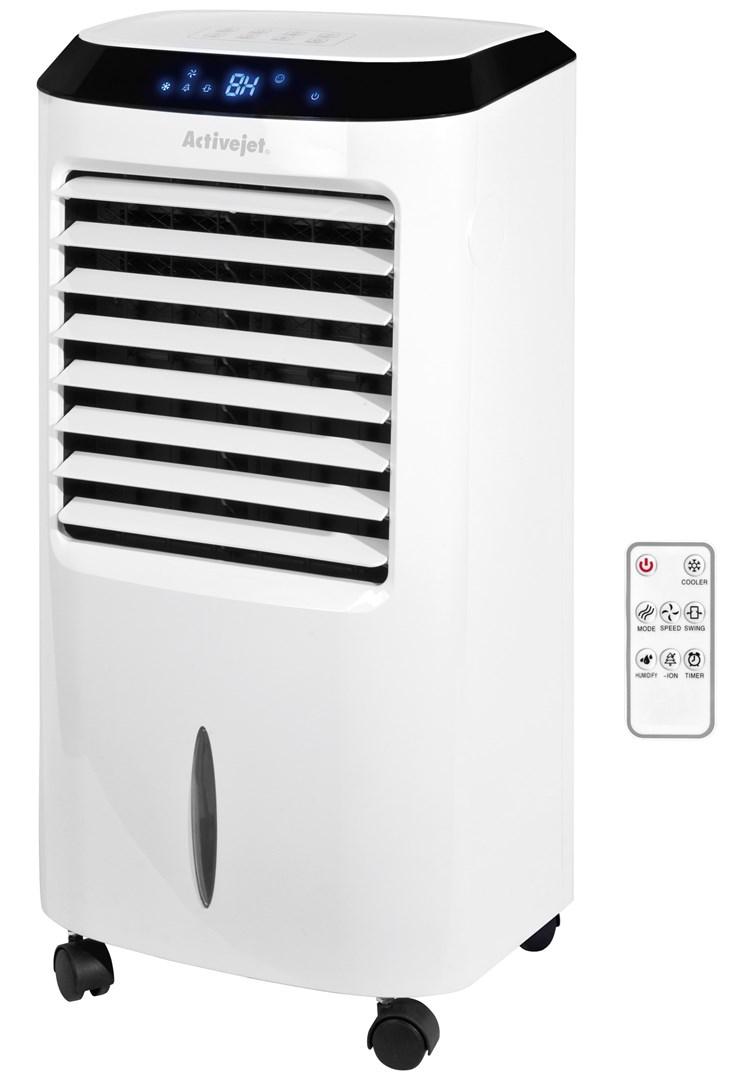 Activejet Selected KS-1065BPJ, Bærbar fordamperluftkøler, Hvid, 4 hjul, Knapper, Trådløs, CE, 10 L