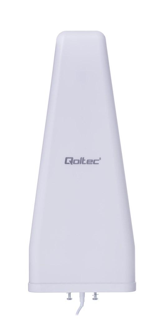 TV-antenne Qoltec 5G LTE DUAL, 14 dBi, udendørs billede