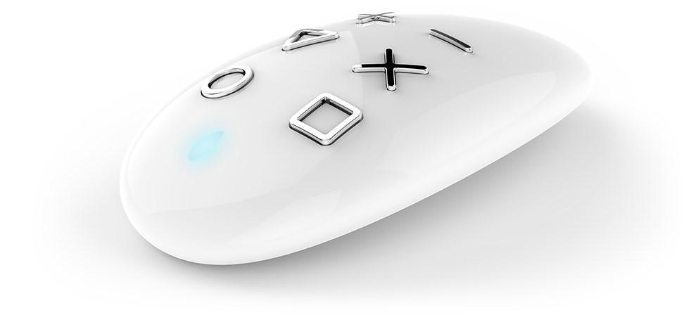Smart home fjernbetjening FIBARO KeyFob - hvid billede