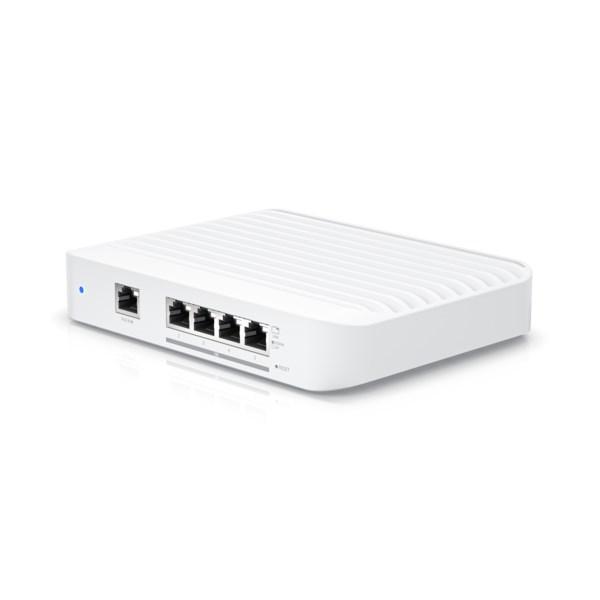 Netværksswitch Ubiquiti UniFi Switch Flex XG – Managed L2, 10G, PoE, hvid