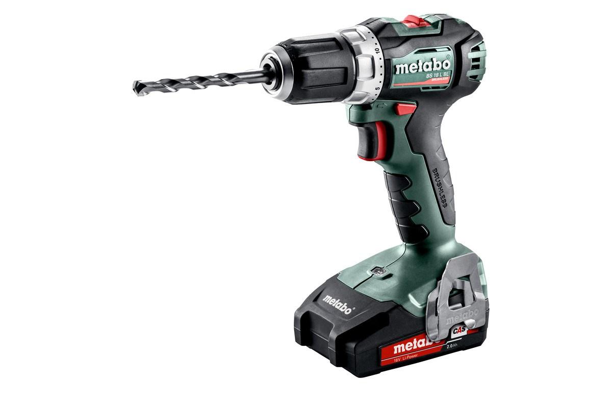 Akku boremaskine/skruemaskine Metabo BS 18 L BL - 18 V, børsteløs, 1,2 kg
