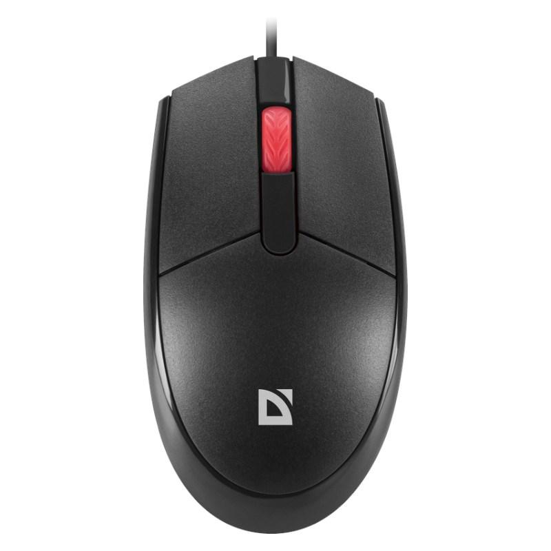 Mysz Defender Mysz przewodowa Defender DELTA MM-523 1000dpi bezklikowa silent