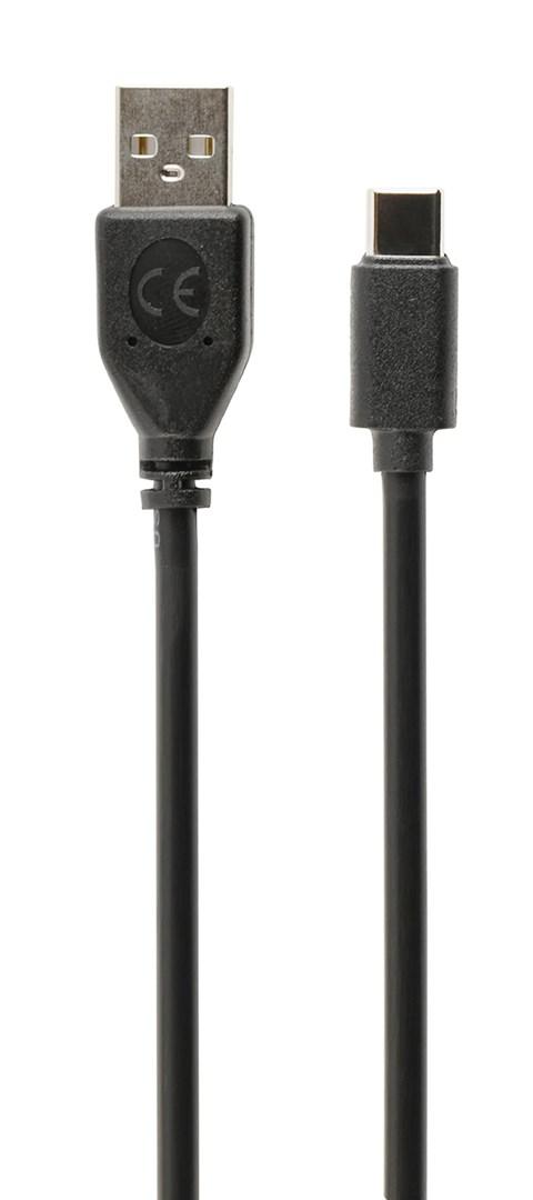 USB-C kabel 1,8 m – Gembird USB-A til USB-C, USB 2.0, sort billede