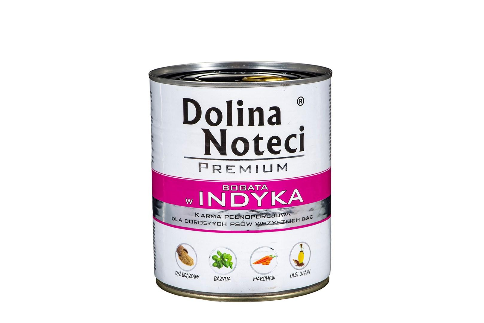 Hundefoder vådfoder Dolina Noteci Premium – rig på kalkun, 800 g