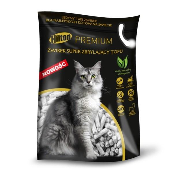 Kattegrus tofu klumpende – Hilton Premium 2,5 kg billede
