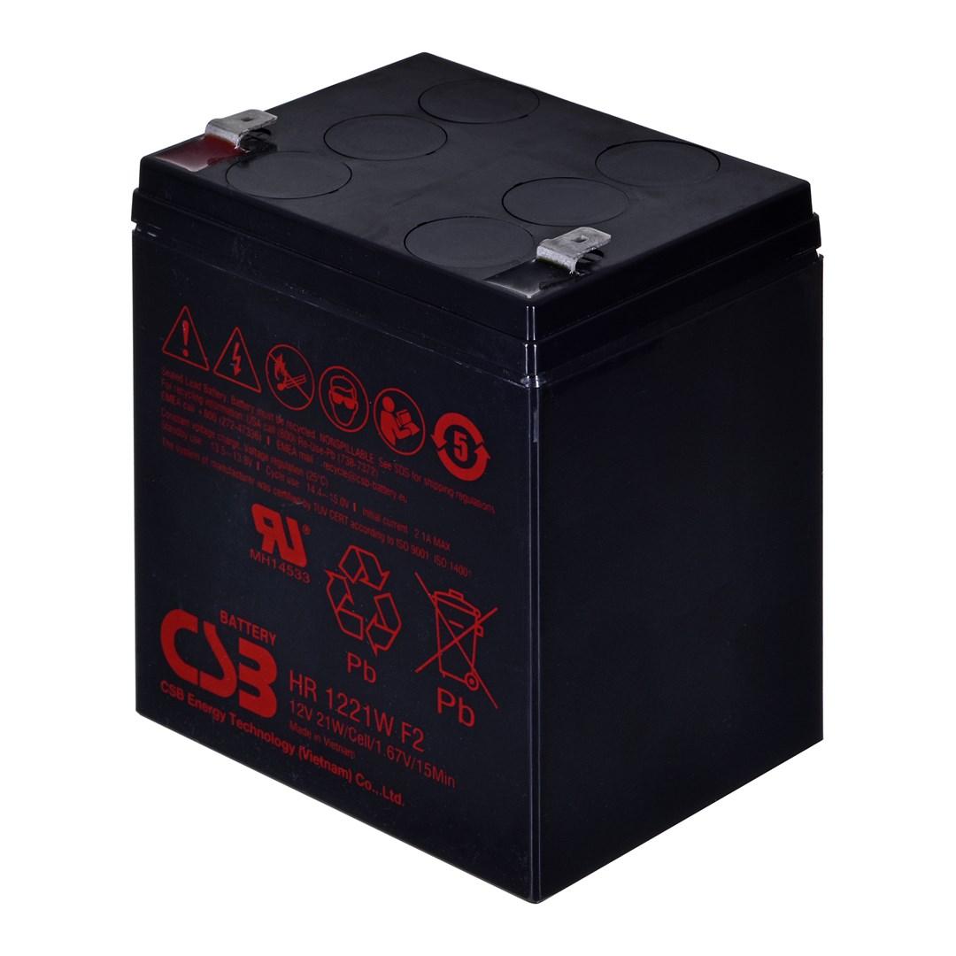 Batteri 12V 5,3Ah – Hitachi CSB HR1221WF2 (VRLA)